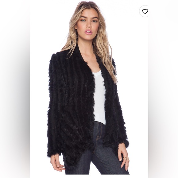 100% rabbit fur cardigan-Elliatt/Revolve exclusive - Picture 2 of 11